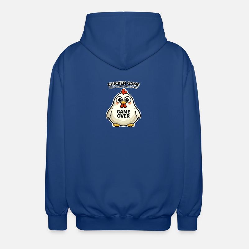 Mème du Jeu du Poulet - Veste à capuche unisexe - bleu royal