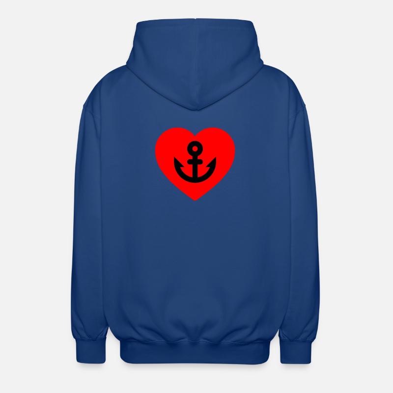 Voile - Veste à capuche unisexe - bleu royal