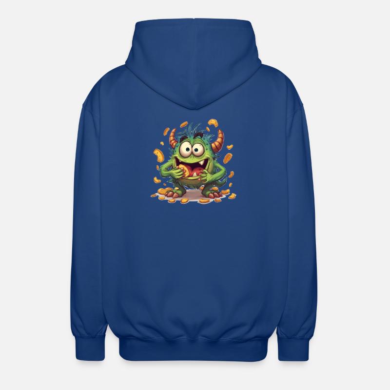 Snacking d’échantillons de menthe - Veste à capuche unisexe - bleu royal