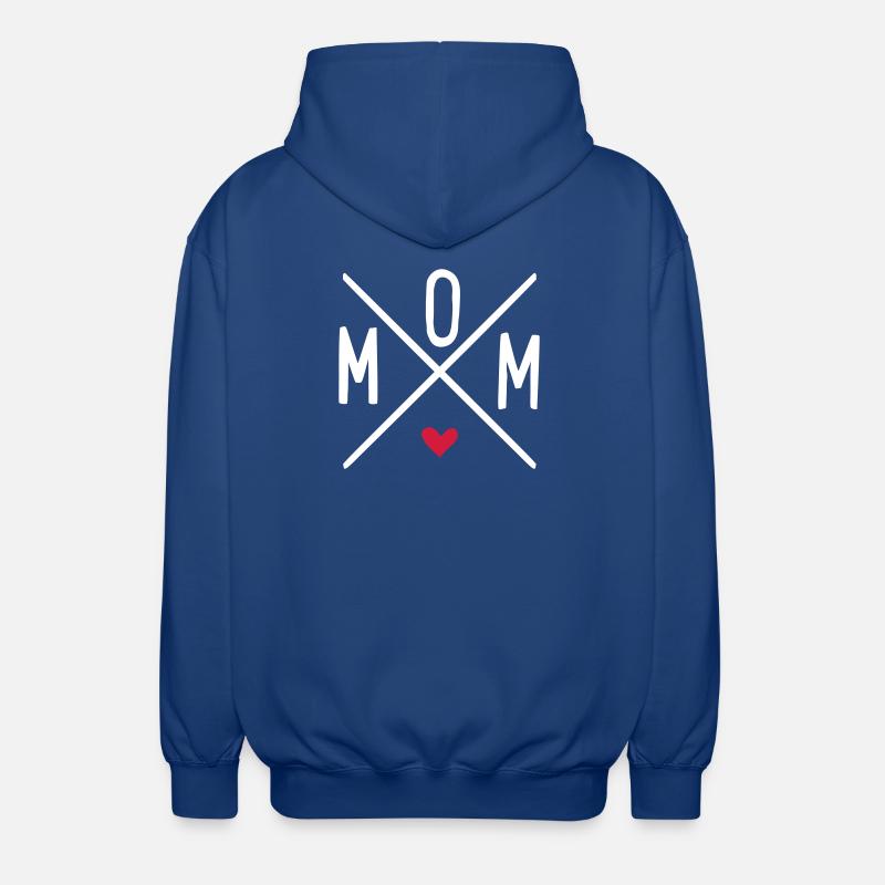 Maman - Veste à capuche unisexe - bleu royal