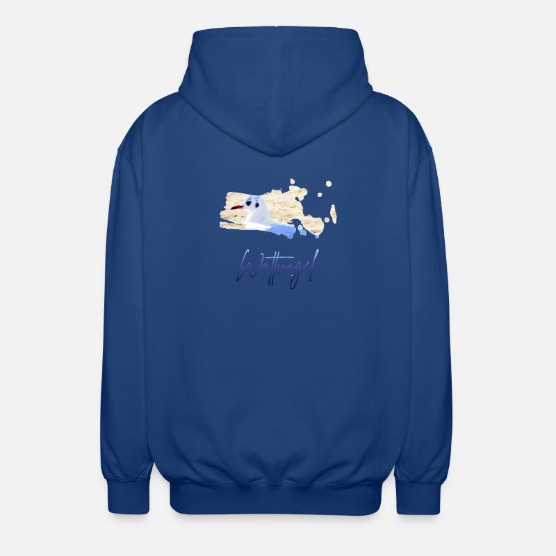 Wattvogel_2 - Unisex Hooded Jacket - royal blue