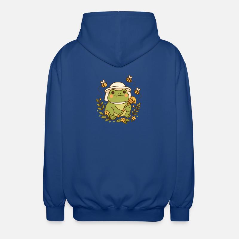 Grenouille apicultrice - Veste à capuche unisexe - bleu royal