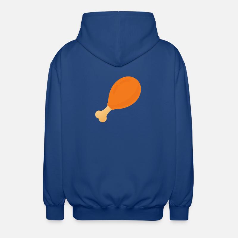 Pilon de poulet - Veste à capuche unisexe - bleu royal