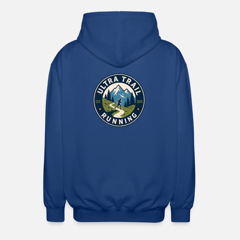 Ultra Trail Running - Veste à capuche unisexe - bleu royal