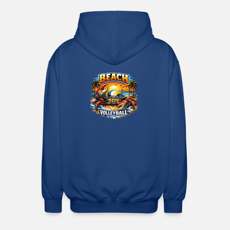 Beach Crab  - Unisex Kapuzenjacke - Royalblau