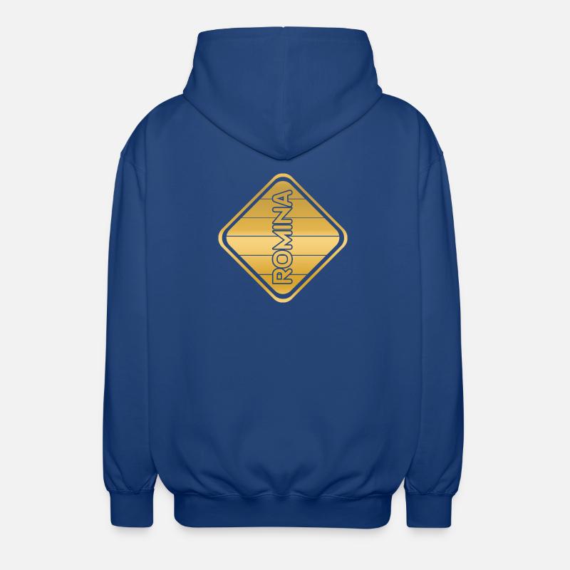 Romina als Ehefrau - Unisex Kapuzenjacke - Royalblau