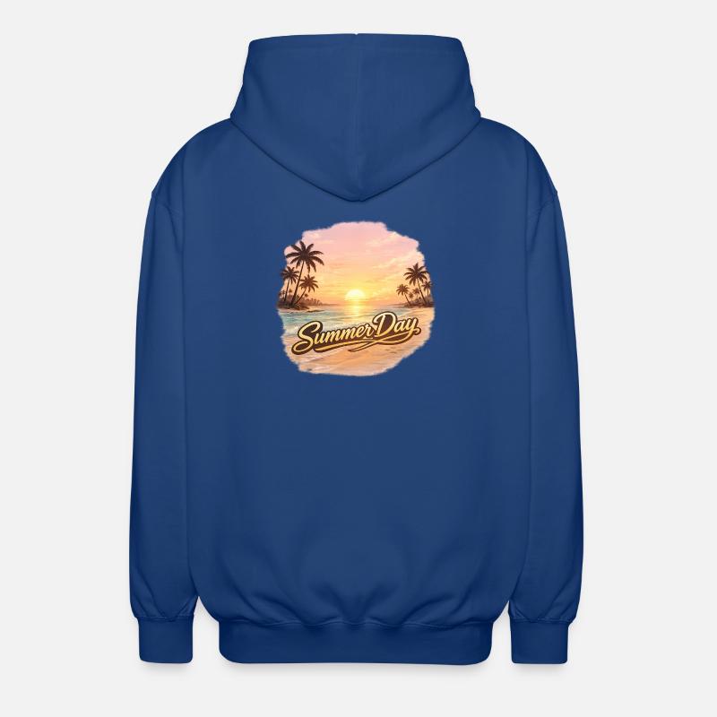 Journée d’été - Veste à capuche unisexe - bleu royal