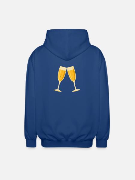 Toasts - Veste à capuche unisexe - bleu royal