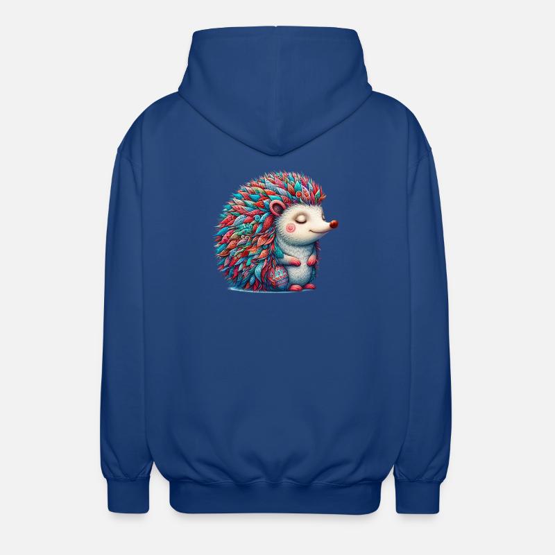 Igel - Unisex Kapuzenjacke - Royalblau