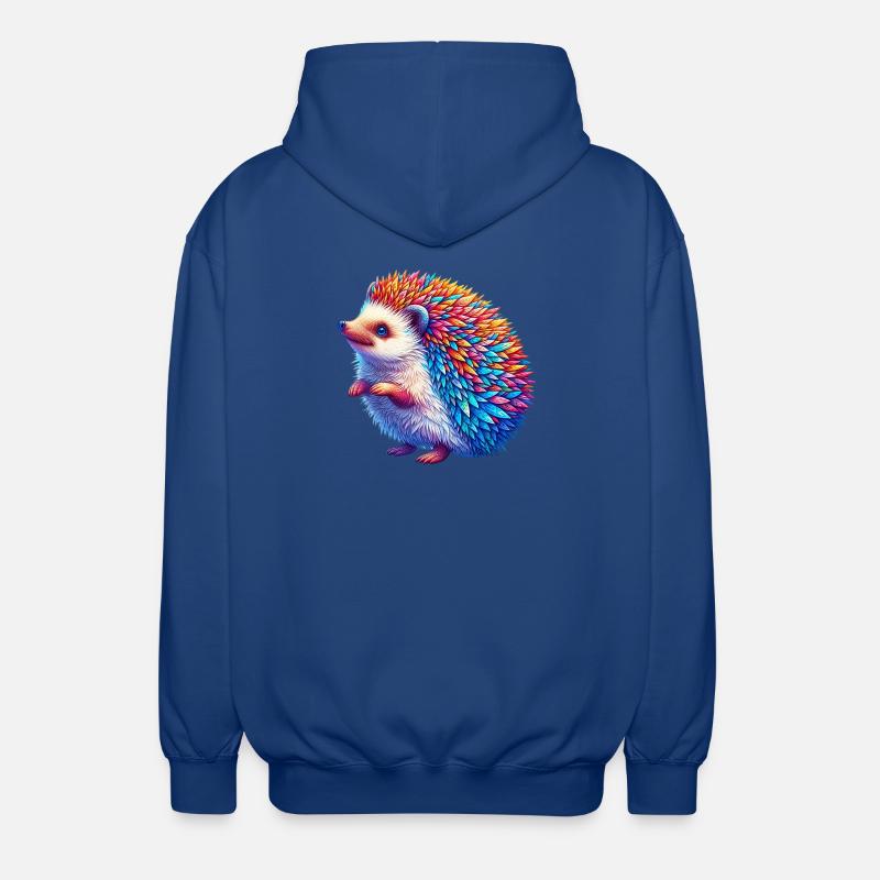 Igel - Unisex Kapuzenjacke - Royalblau