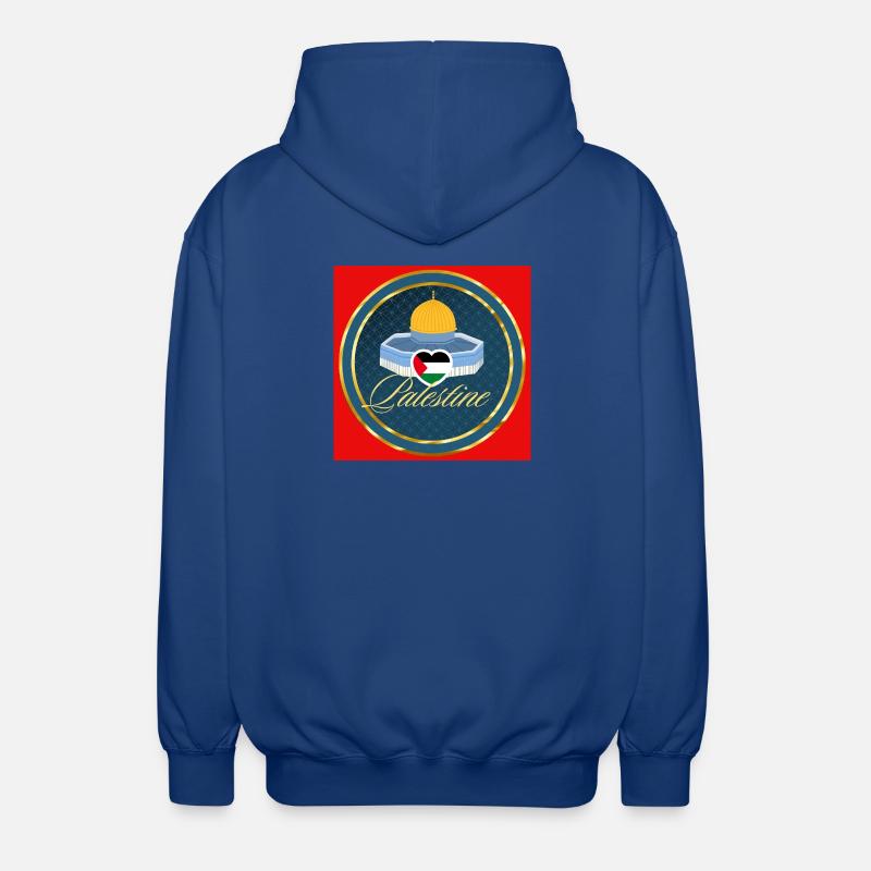 Palestine - Veste à capuche unisexe - bleu royal