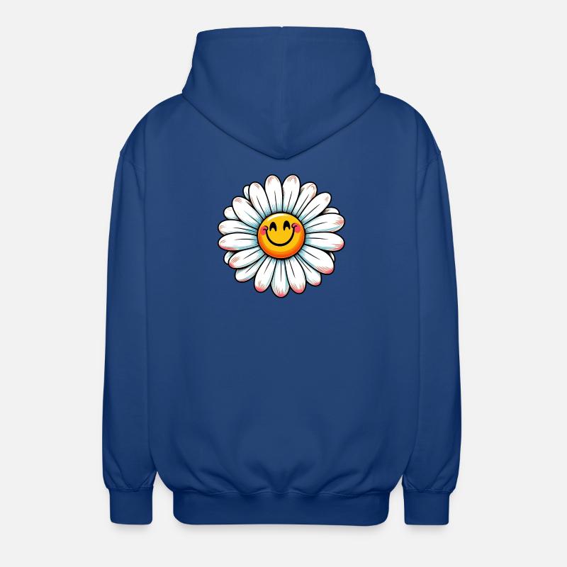 Gänseblümchen - Unisex Kapuzenjacke - Royalblau