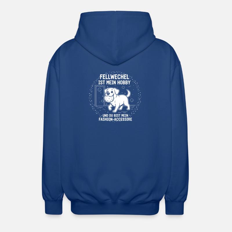 La mue est mon passe-temps - Veste à capuche unisexe - bleu royal