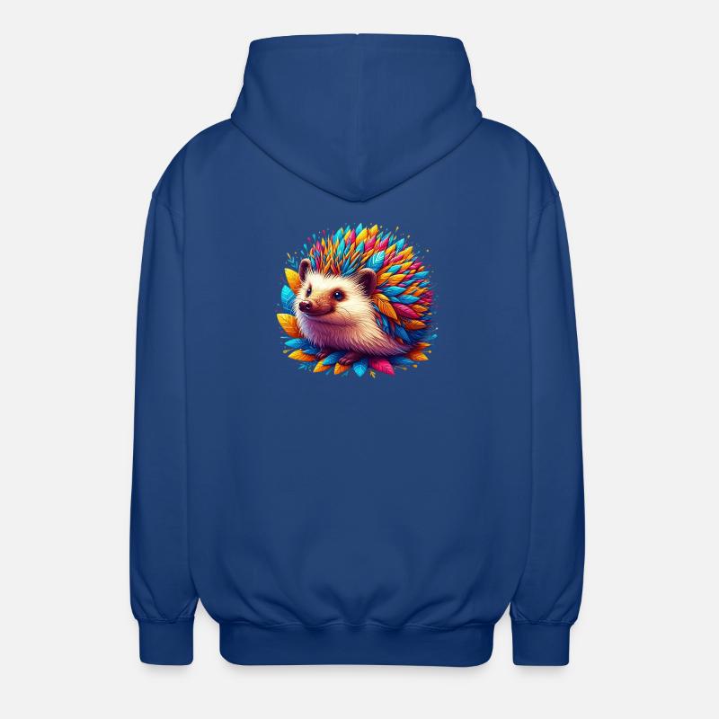 Hedgehog - Unisex Hooded Jacket - royal blue