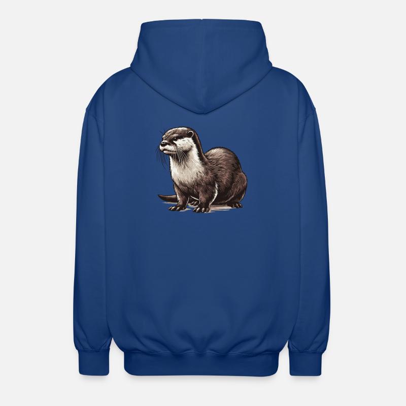 Otter - Unisex Kapuzenjacke - Royalblau