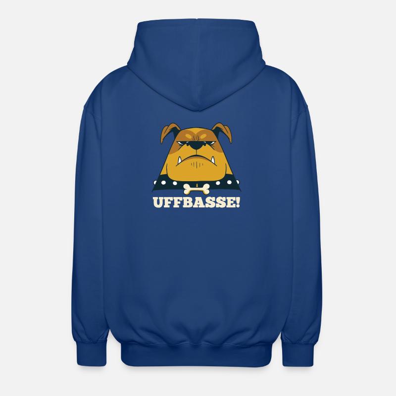Angry Mannheim Dog - Uffbasse Monnem - Unisex Hooded Jacket - royal blue