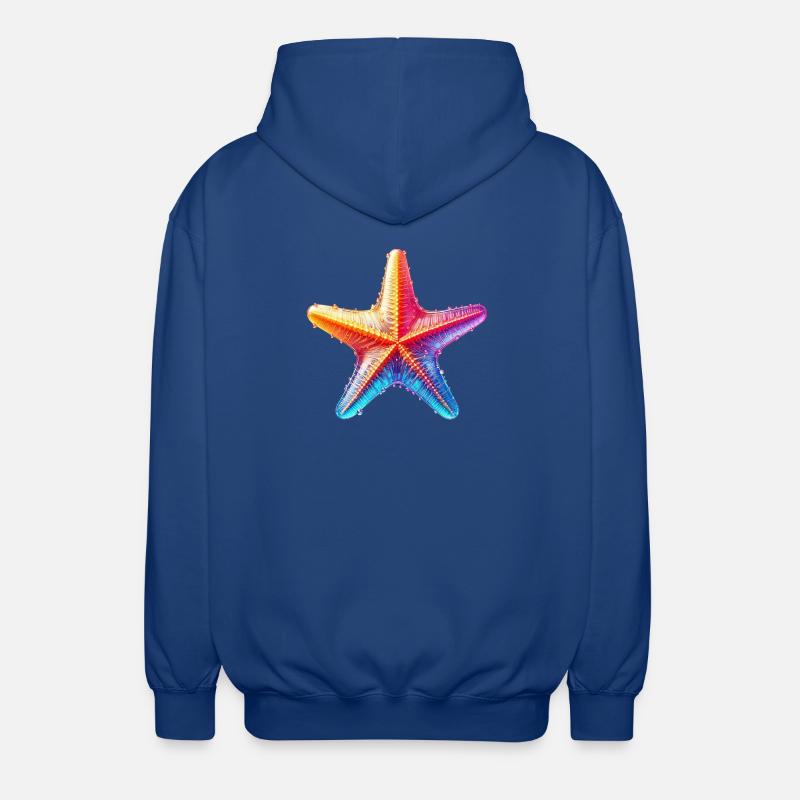 Seestern - Unisex Kapuzenjacke - Royalblau