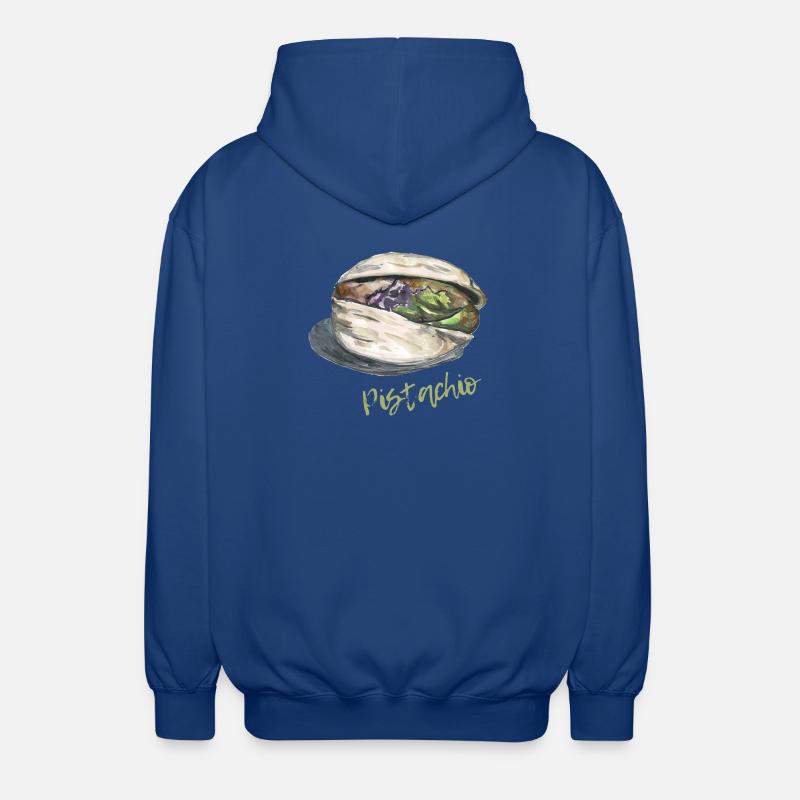 Pistachio Shell Esthétique Nut Lover - Veste à capuche unisexe - bleu royal