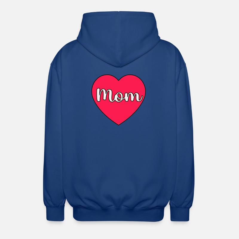 Mama Herz - Unisex Kapuzenjacke - Royalblau