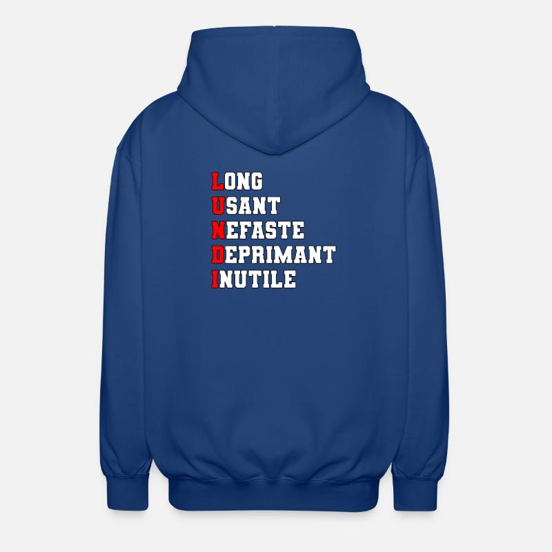 Montag - Unisex Kapuzenjacke - Royalblau
