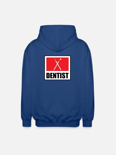 Logo Cabinet Dentaire Professionnel - Veste à capuche unisexe - bleu royal
