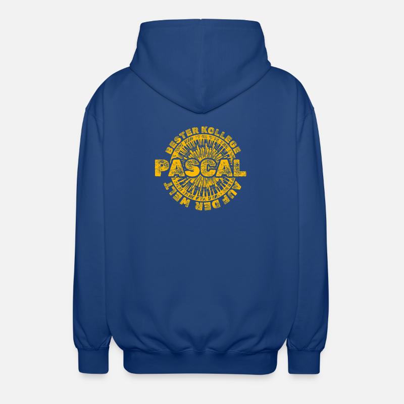 Cadeau pour Pascal - Veste à capuche unisexe - bleu royal