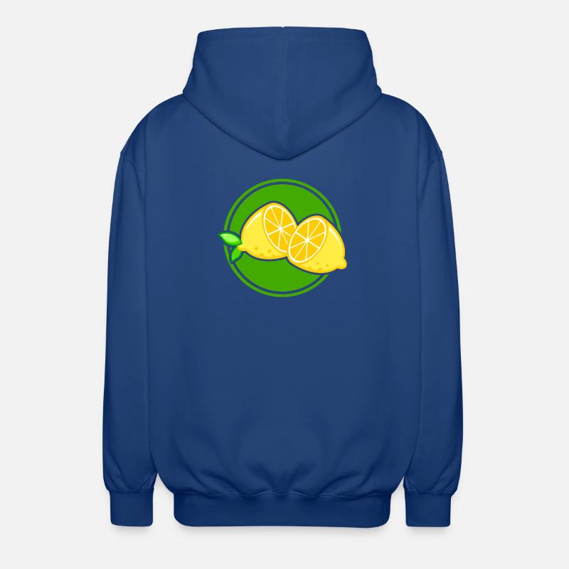 lemon - Unisex Hooded Jacket - royal blue