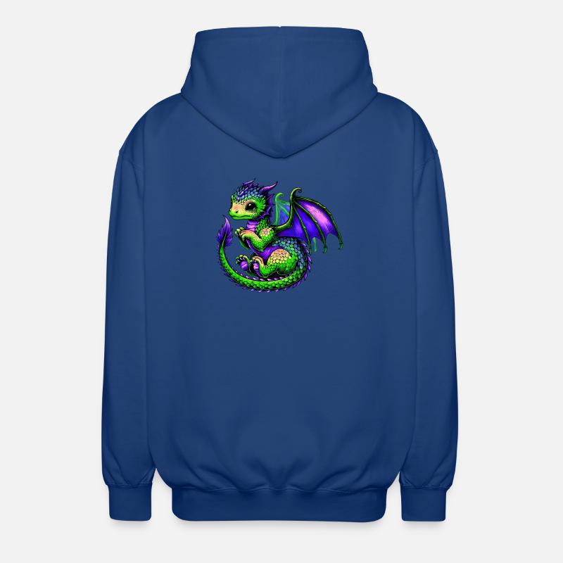 Dragon - Veste à capuche unisexe - bleu royal