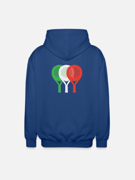 padel-italia2 - Unisex Hooded Jacket - royal blue