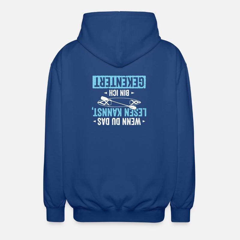 Kajak Ich bin Gekentert - Unisex Kapuzenjacke - Royalblau