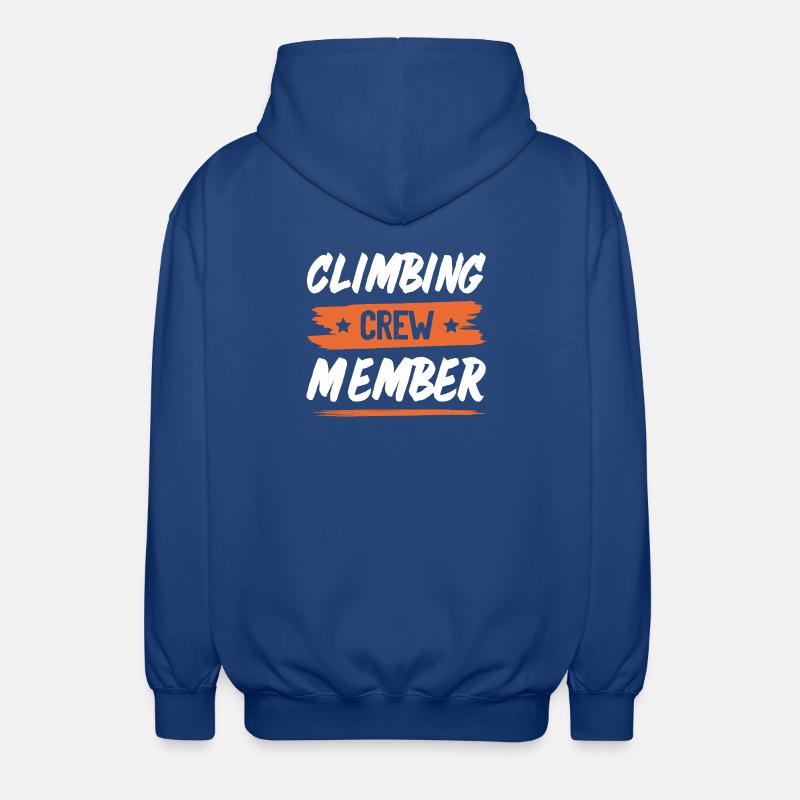 Climbing Crew - Unisex Hooded Jacket - royal blue