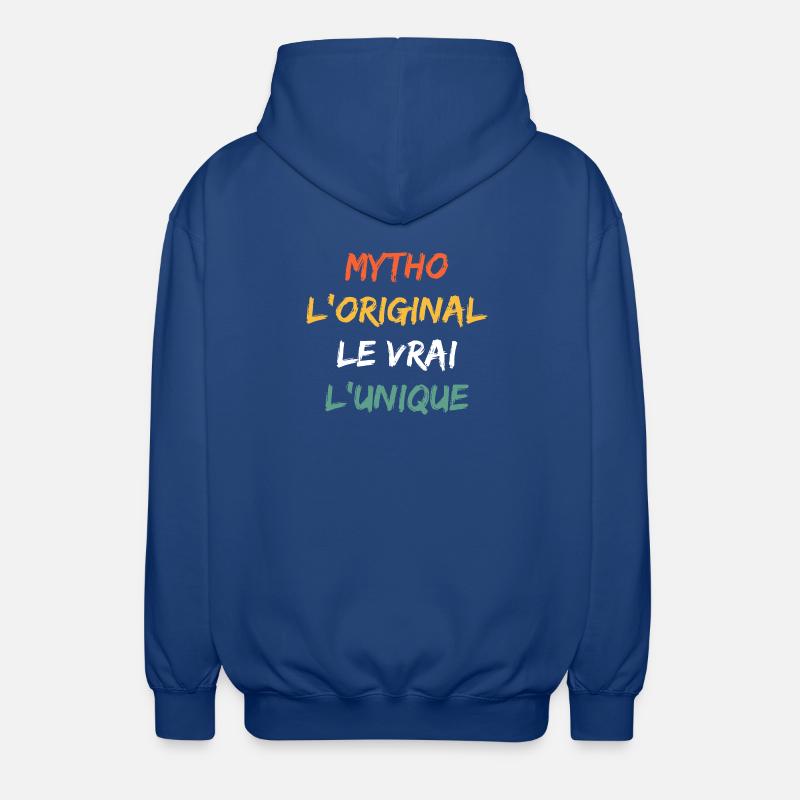 Mytho Original Le Vrai Unique - Veste à capuche unisexe - bleu royal