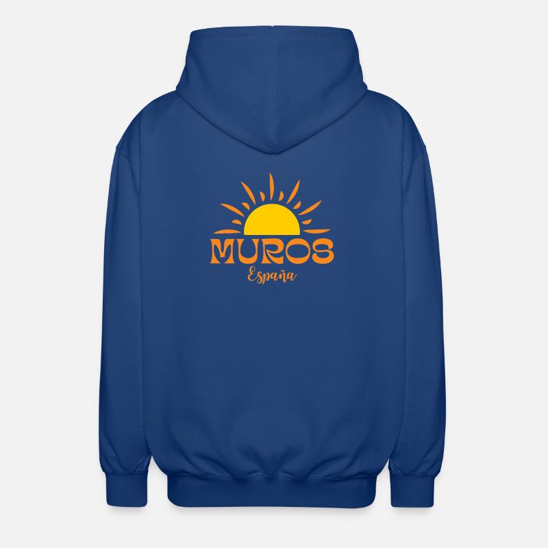 Muros España Suncrest-Logo - Unisex Kapuzenjacke - Royalblau