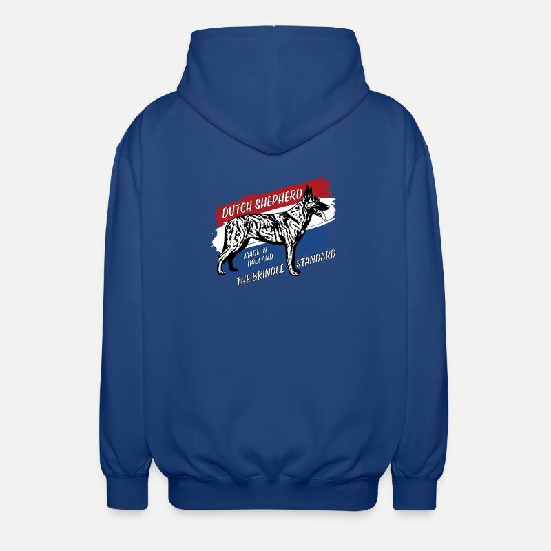 Dutch Shepherd – Dutchie - Unisex Kapuzenjacke - Royalblau