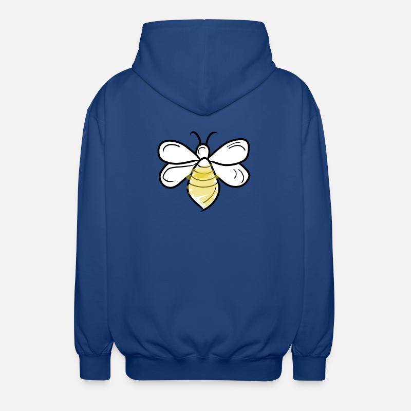 vecter d’abeille - Veste à capuche unisexe - bleu royal