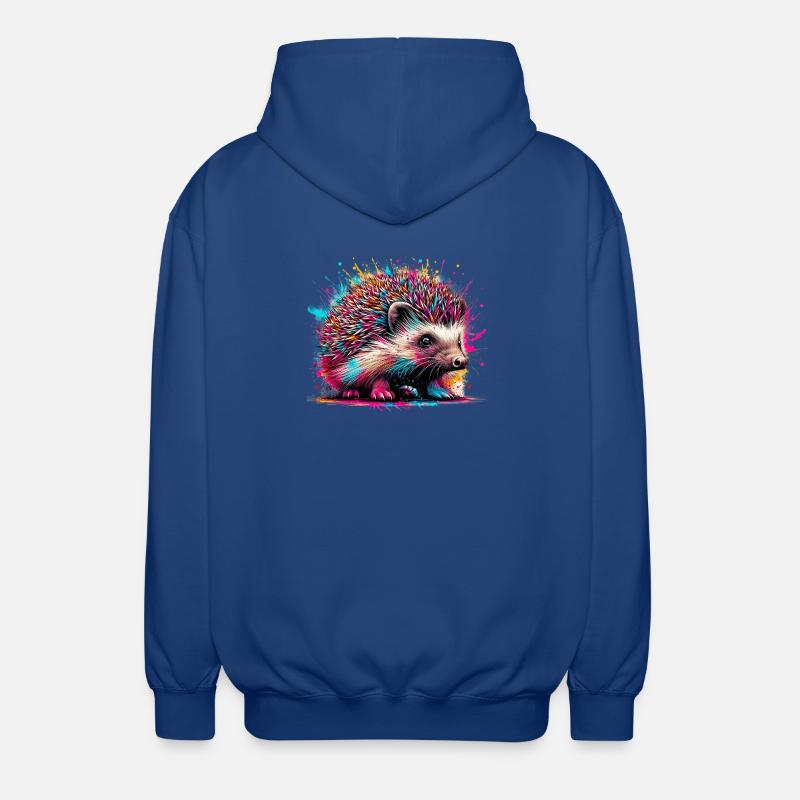 Igel - Unisex Kapuzenjacke - Royalblau