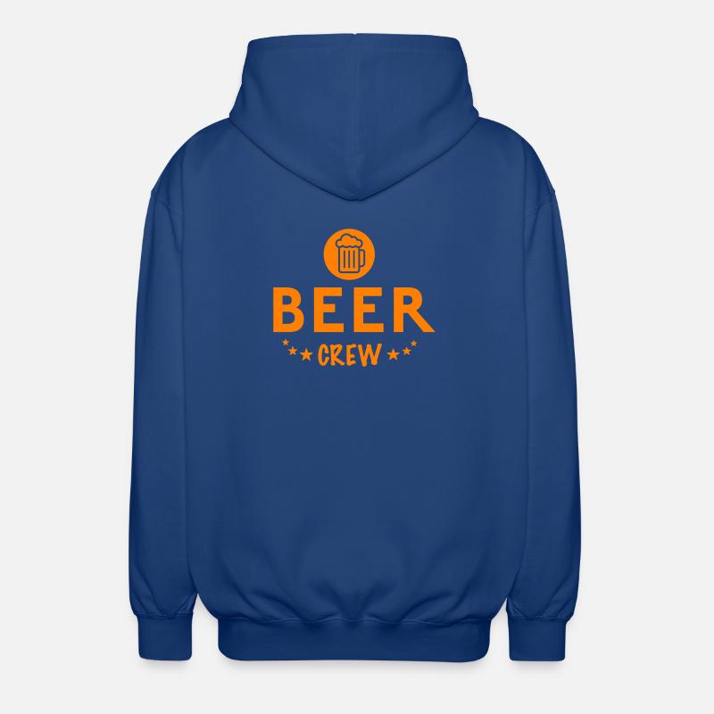 Équipe de bière - Veste à capuche unisexe - bleu royal