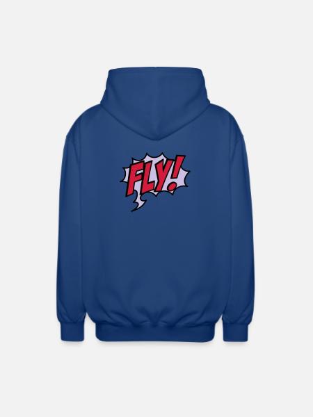 2541614 15932863 fly - Unisex Hooded Jacket - royal blue