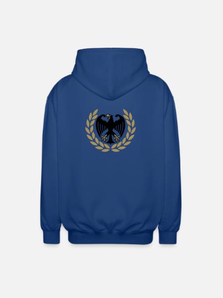German Weight Lifting Adler - Unisex Hooded Jacket - royal blue