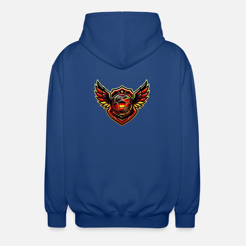Blason de Soccer Germany - Veste à capuche unisexe - bleu royal