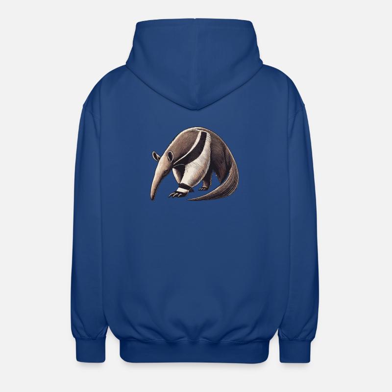 Fourmilier - Veste à capuche unisexe - bleu royal