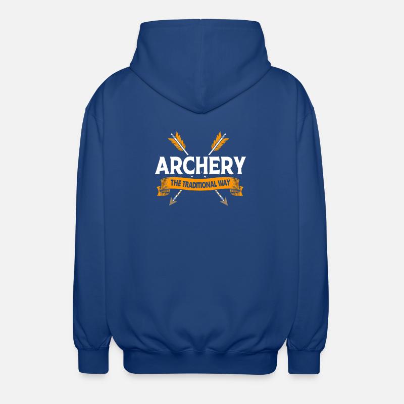Tir à l’arc Archer - Veste à capuche unisexe - bleu royal