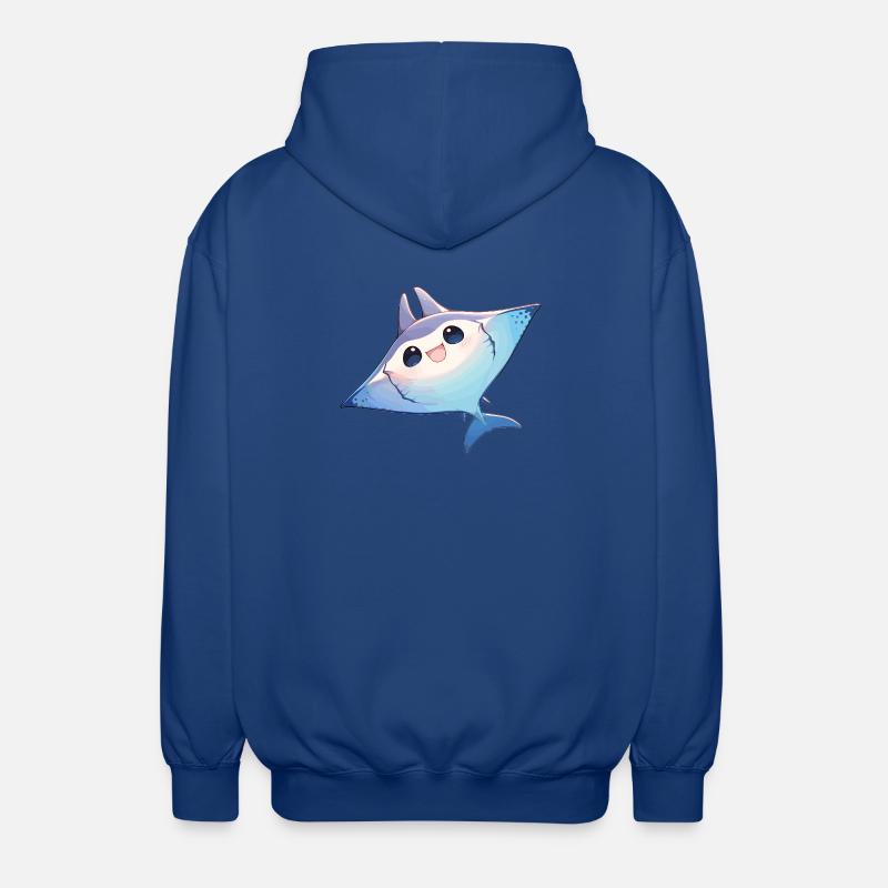 Rochen Mantarochen - Unisex Kapuzenjacke - Royalblau