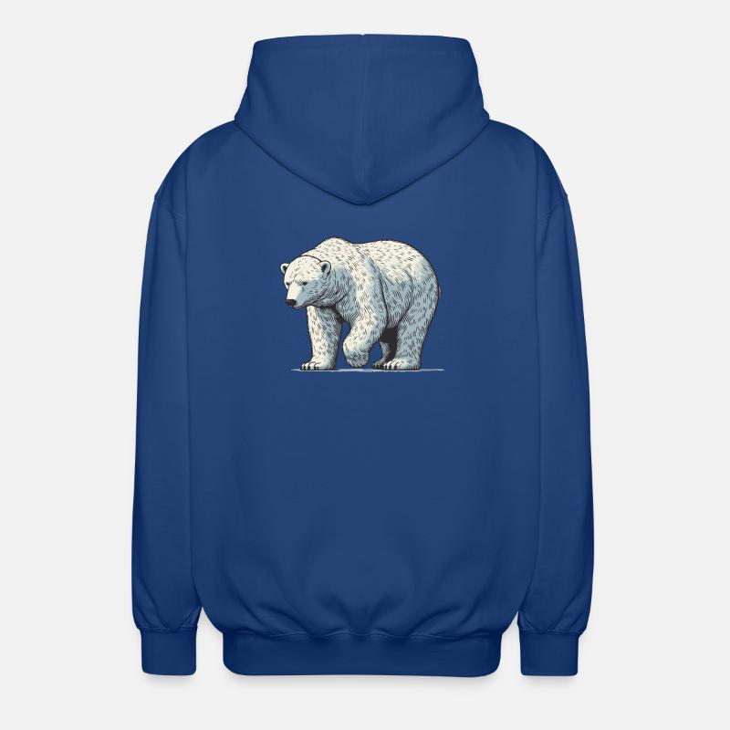 Eisbär - Unisex Kapuzenjacke - Royalblau