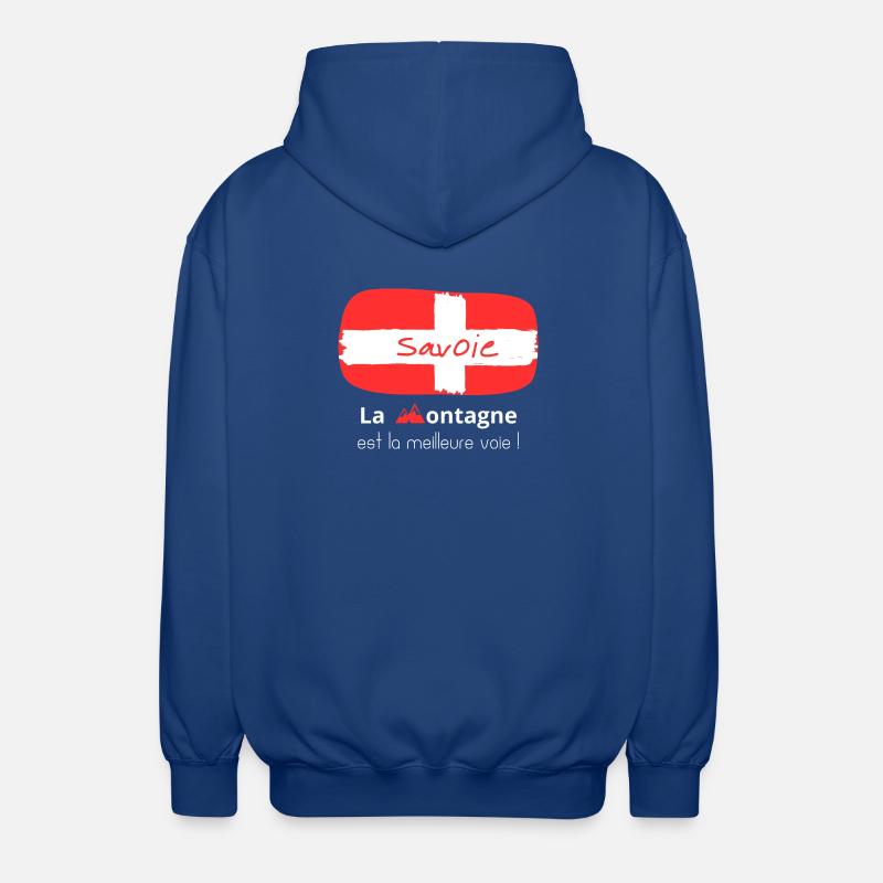 Drapeau de Savoie - Veste à capuche unisexe - bleu royal