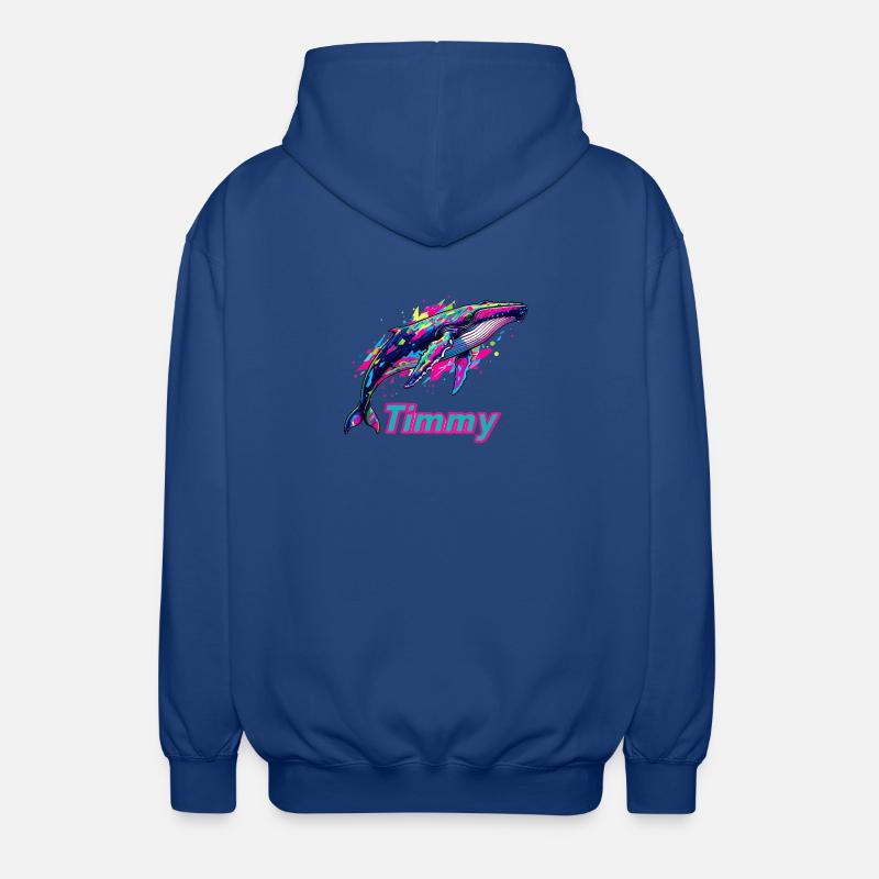 Graffiti néon de Timmy - Veste à capuche unisexe - bleu royal