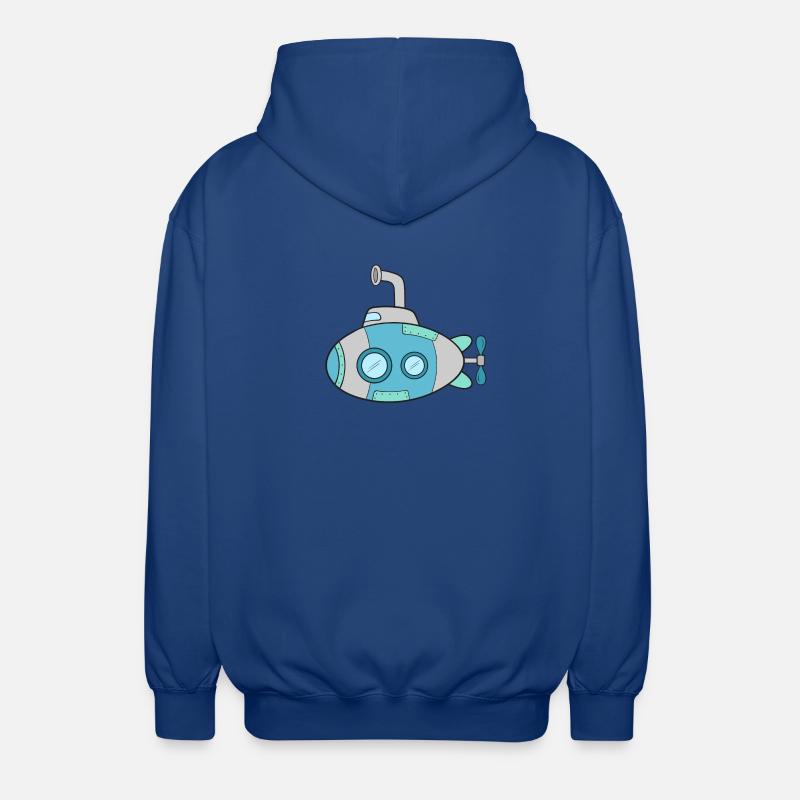U-Boot - Unisex Kapuzenjacke - Royalblau