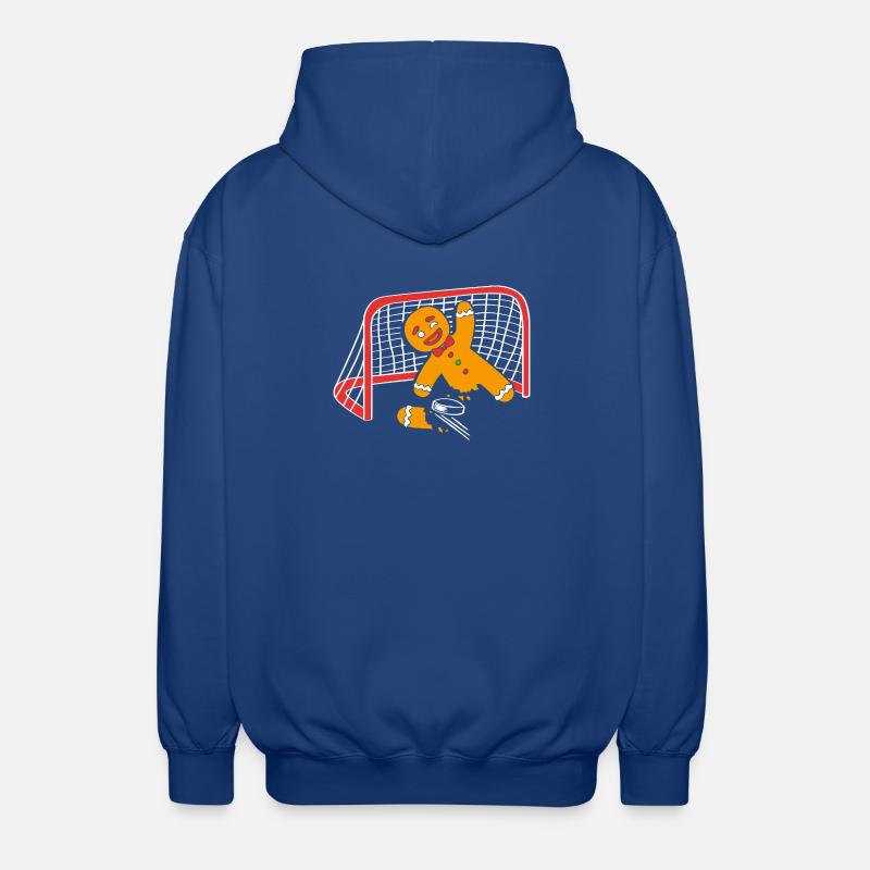 Lebkuchenmann Weihnachten Gingerbread Lebkuchen - Unisex Kapuzenjacke - Royalblau