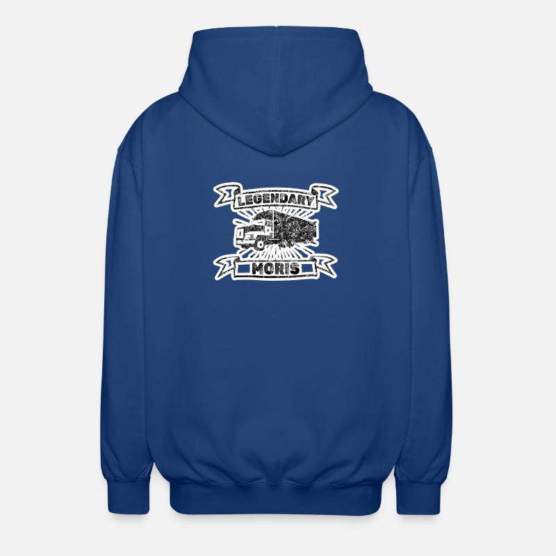 First name Moris - Unisex Hooded Jacket - royal blue