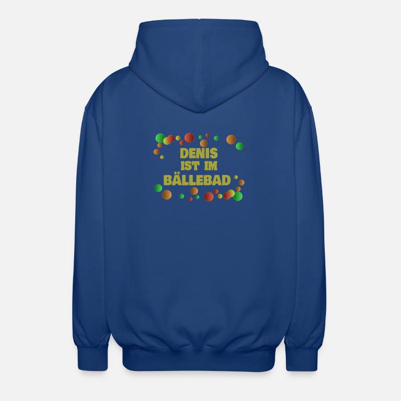 De als Baelle - Veste à capuche unisexe - bleu royal